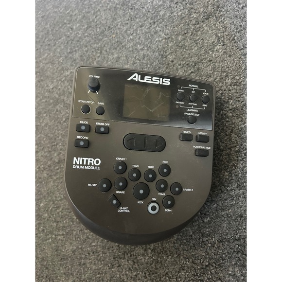 Alesis Other - Alesis Nitro Drum Module DM7X Black Electronic Percussion Brain- FOR PARTS AS IS